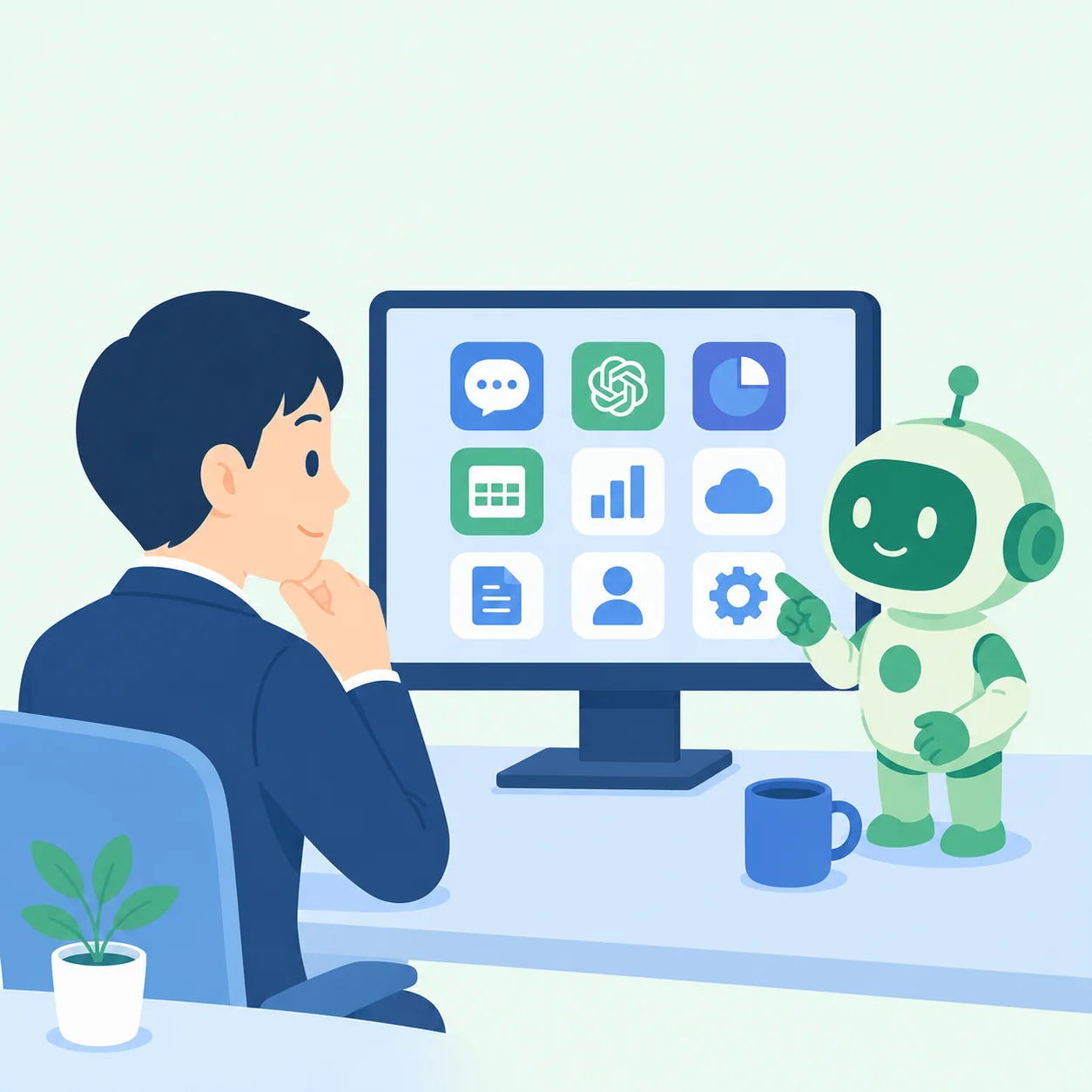 会社専用のAIを使う